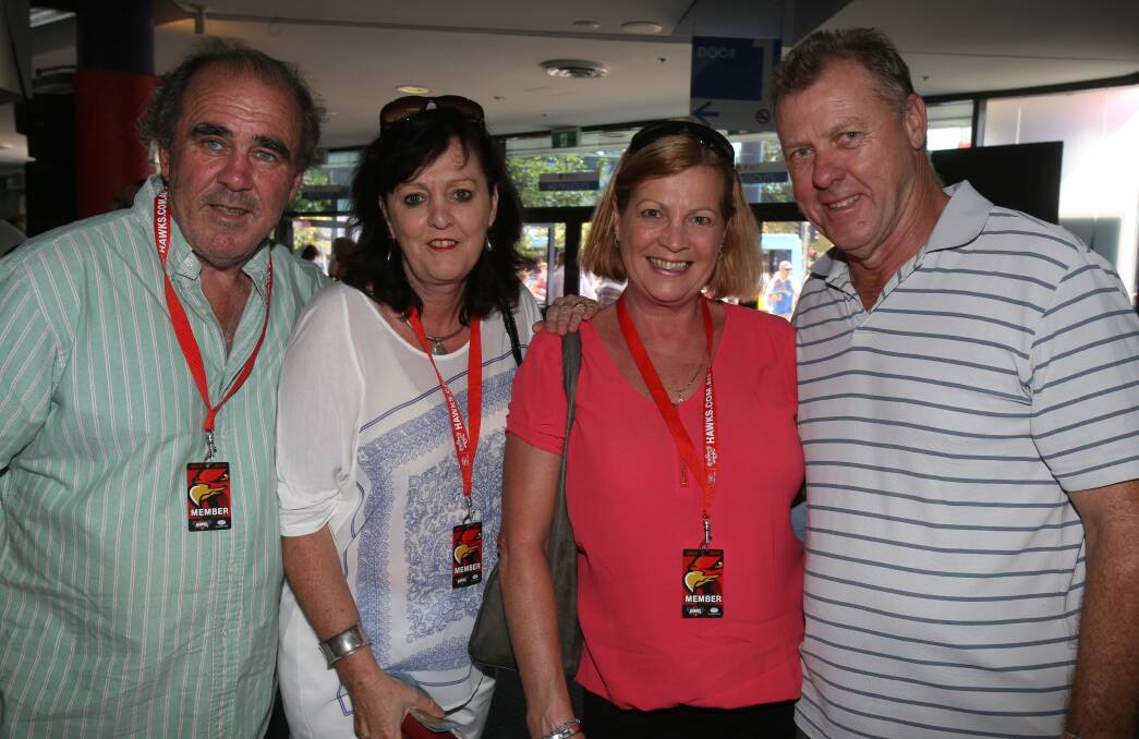 Chris  and Kim Dileva with Bev and Rod Crookham at the WEC.