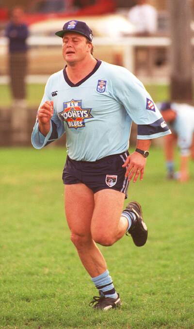 Lazarus at Blues training in the 90s.