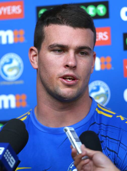 Under the salary cap spotlight: Parramatta's Darcy Lussick. Picture: GETTY IMAGES