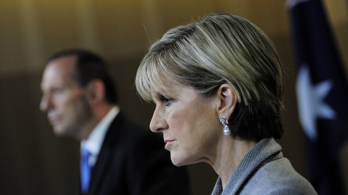 Foreign Minister Julie Bishop said Australia's first priority is to secure the crash scene. 