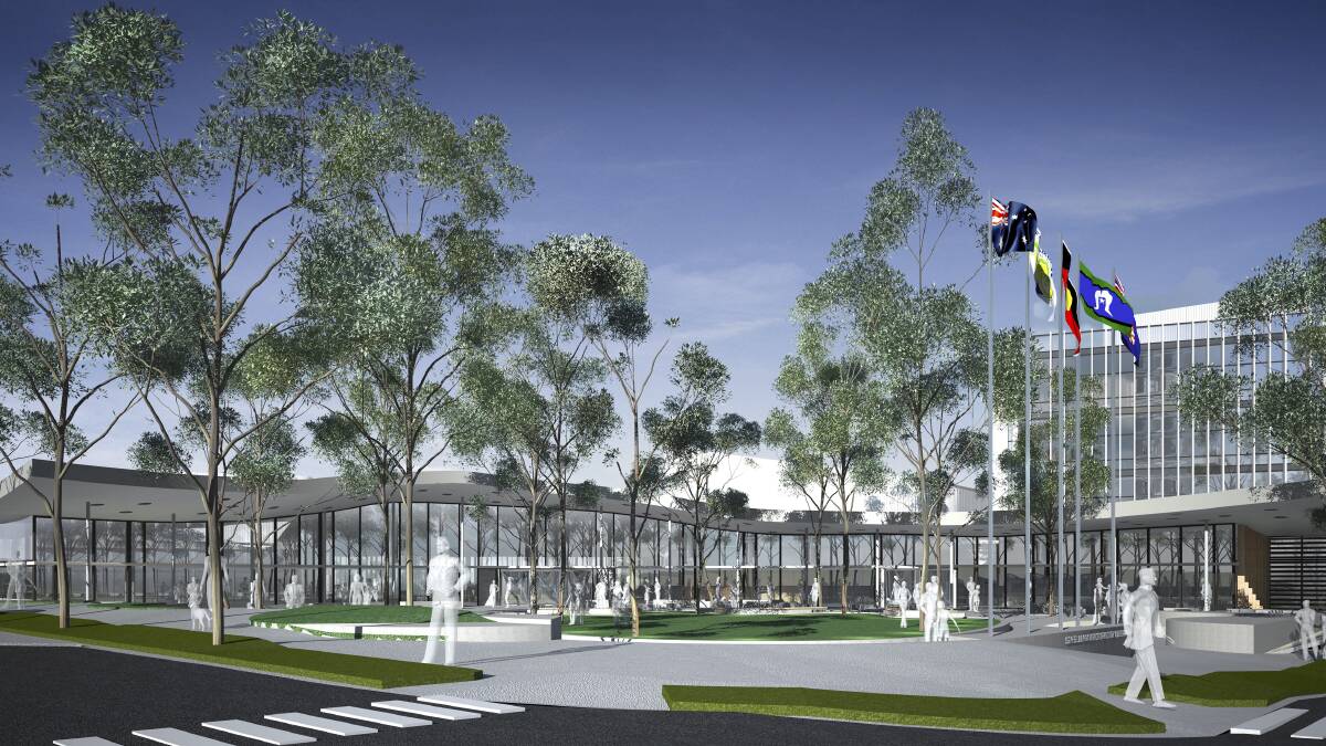 An artist's impression of the proposed Shellharbour City Hub.