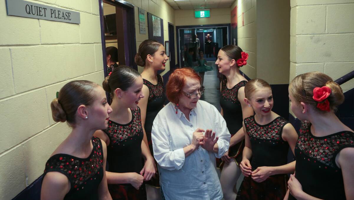 The Beverely Rowles School of Dance celebrates with a win for their 55th anniversary. Picture: ADAM MCLEAN