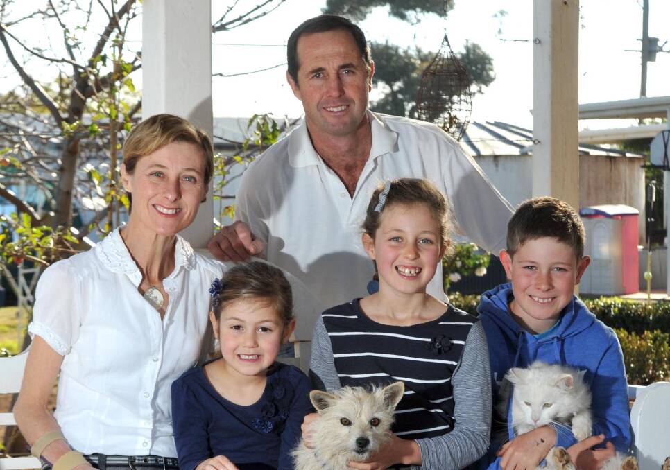 A matter of control: Geoff Hunt murdered his wife and three children in rural NSW last week.