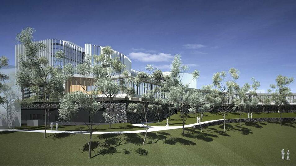 Artists impression of the Shellharbour City Hub.