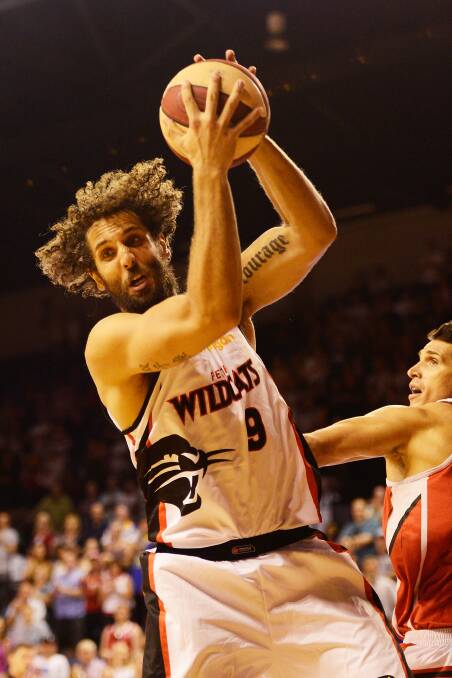 Game two of the NBL Finals Series between the Wollongong Hawks and Perth Wildcats at WIN Entertainment Centre. Picture: GETTY IMAGES