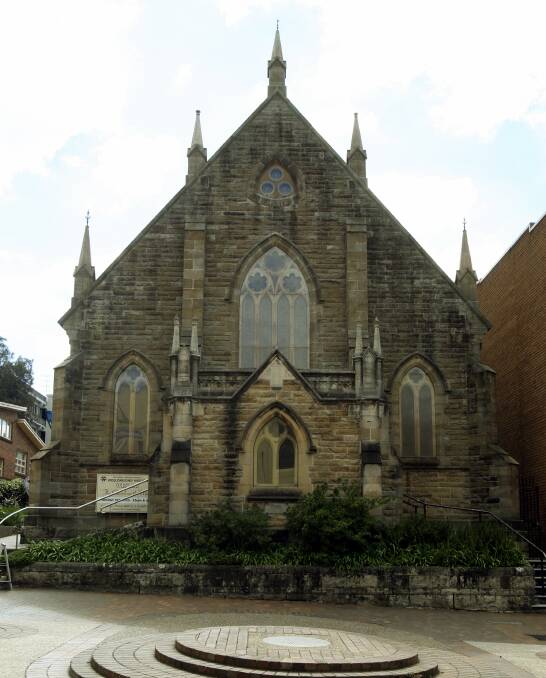 Wesley Church in Crown Street Mall.