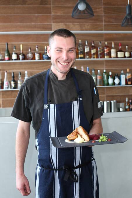Head chef Aaron Garland is ready for the opening of Levelone @ harbourfront. Picture: GREG ELLIS