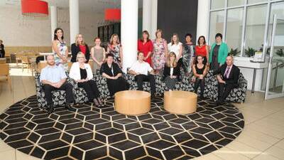 Judges meet at the Chifley Hotel to begin the process of selecting winners for the 2015 Illawarra Women in Business Awards. Picture by Greg Ellis.


