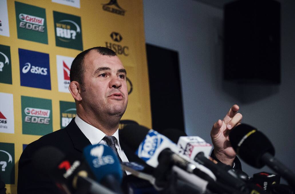 New Wallabies coach Michael Cheika. Picture: CHRISTOPHER PEARCE