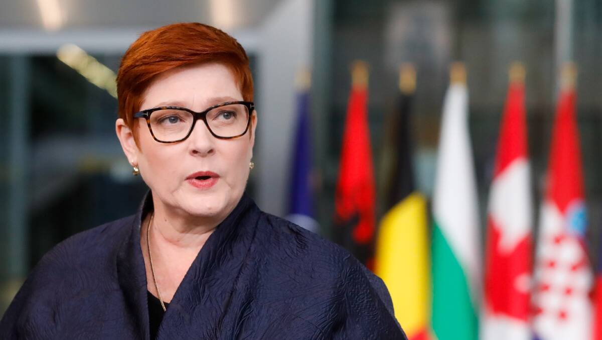 There are questions as to why, as Australia's top diplomat, Marise Payne didn't travel to Honiara to emphasise Australia's deep commitment to the region. Picture: AAP