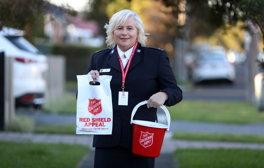Thank you: Salvation Army's Karen Walker. Picture: Robert Peet.