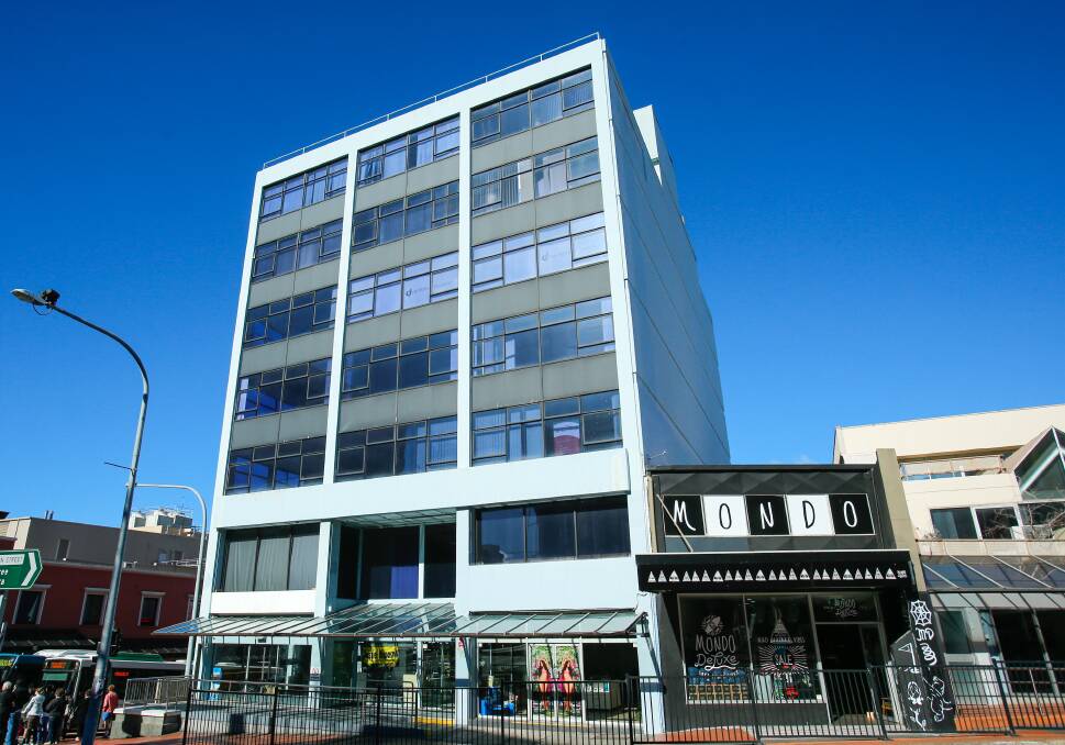 CBD redevelopment: The old NRMA building is part of a block or prime commercial real estate in Wollongong city centre that WIN boss Bruce Gordon wants to redevelop soon. 

