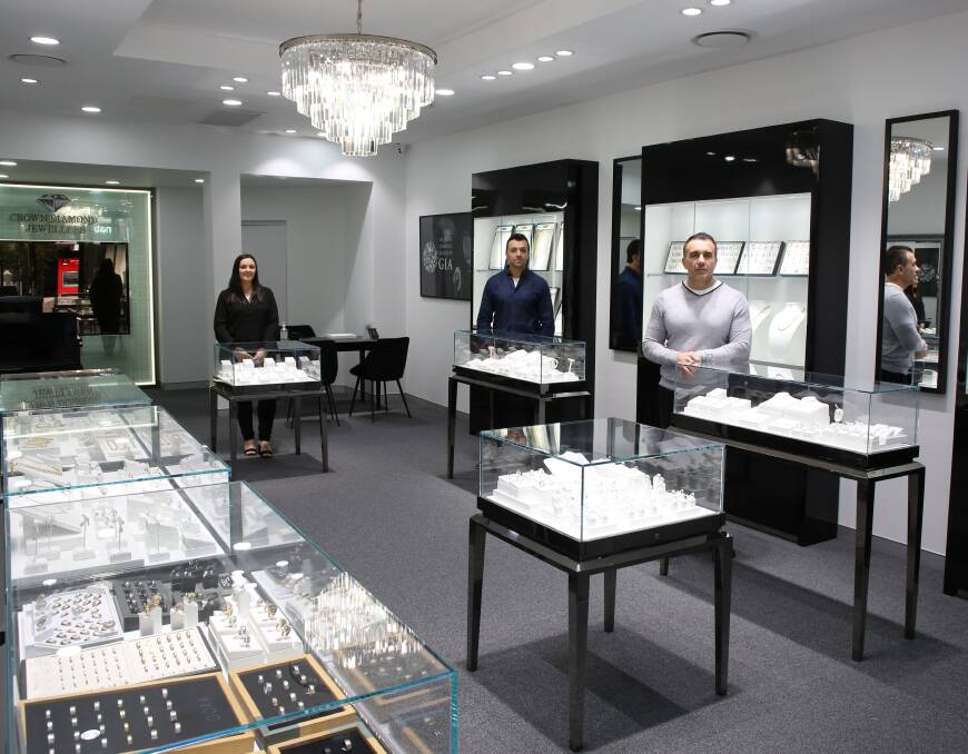 Start spreading the news: Feride, Zak and John Inan have moved Crown Diamond Jewellers further up the mall during the COVID-19 lockdown and created New York style feel for their business. 