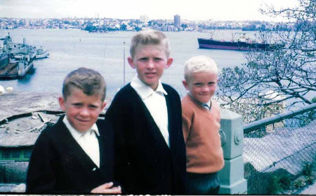 Michael and his brothers
