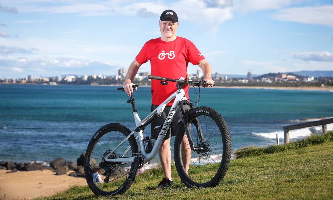 Ride of our life: Wollongong 2022 chief executive Stu Taggart continues planning for the World Road Cycling Championships during lockdown. Picture: Adam McLean.
