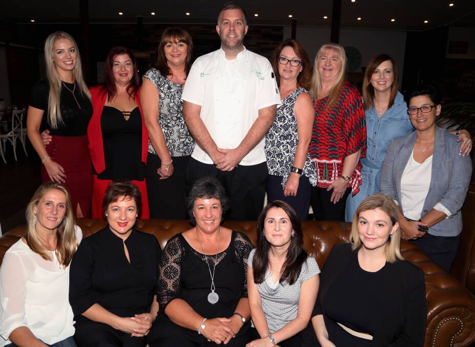Thriving Women: Ambassadors of a new networking group starting in the Illawarra this month meet at The Woolshed. Picture: Greg Ellis.
