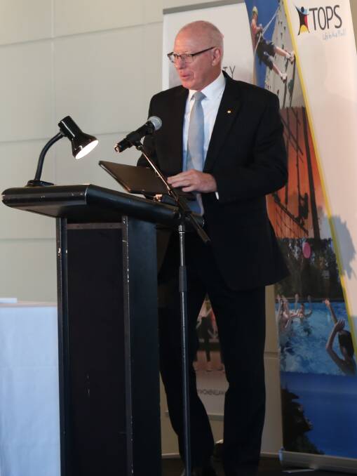 Homecoming: NSW Governor General David Hurley. Picture: Greg Ellis.
