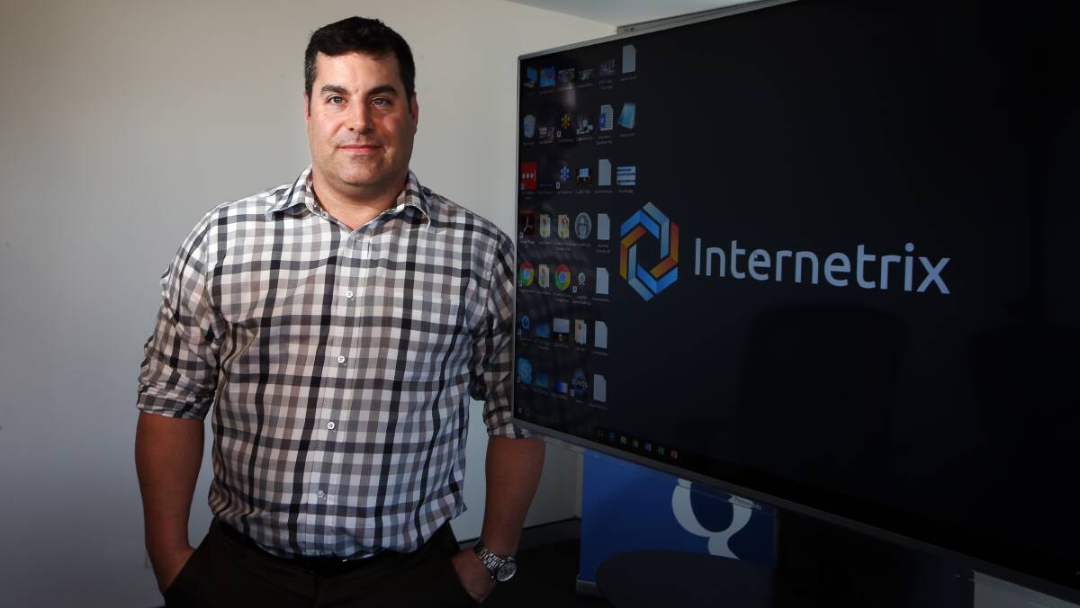 Visa growth: When Michael David, of Canada, came to Wollongong to work at new IT business Internetrix he did so on a 457 visa. He and others like him have helped it expand globally and grow IT jobs in the Illawarra. Pic: Sylvia Liber.



