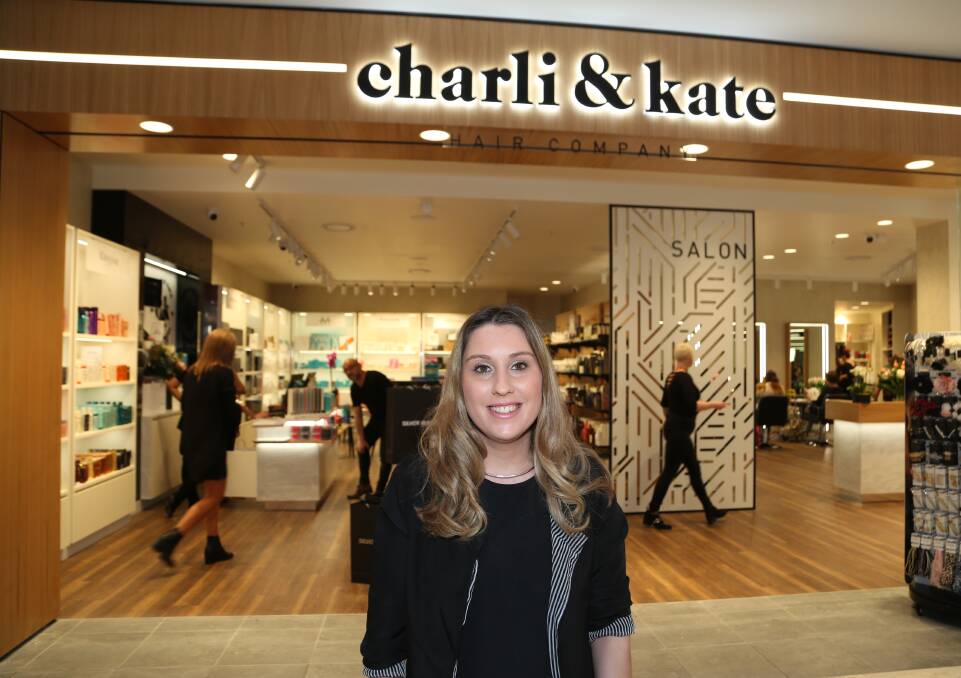 Good start: Charli & Kate owner Melissa Gorgievski is delighted with the start of her first solo business venture. Picture: Greg Ellis.
