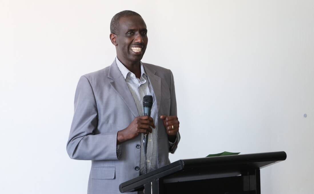 Mutebutsi Bugegeri speaks about road rules at SCARF

