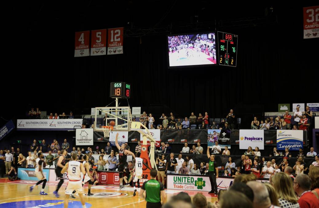 Celebrating a fast growing industry: Tourism Week kicked off on the weekend with the Illawarra Hawks home game against  the Adelaide 36ers. Picture: Greg Ellis.

