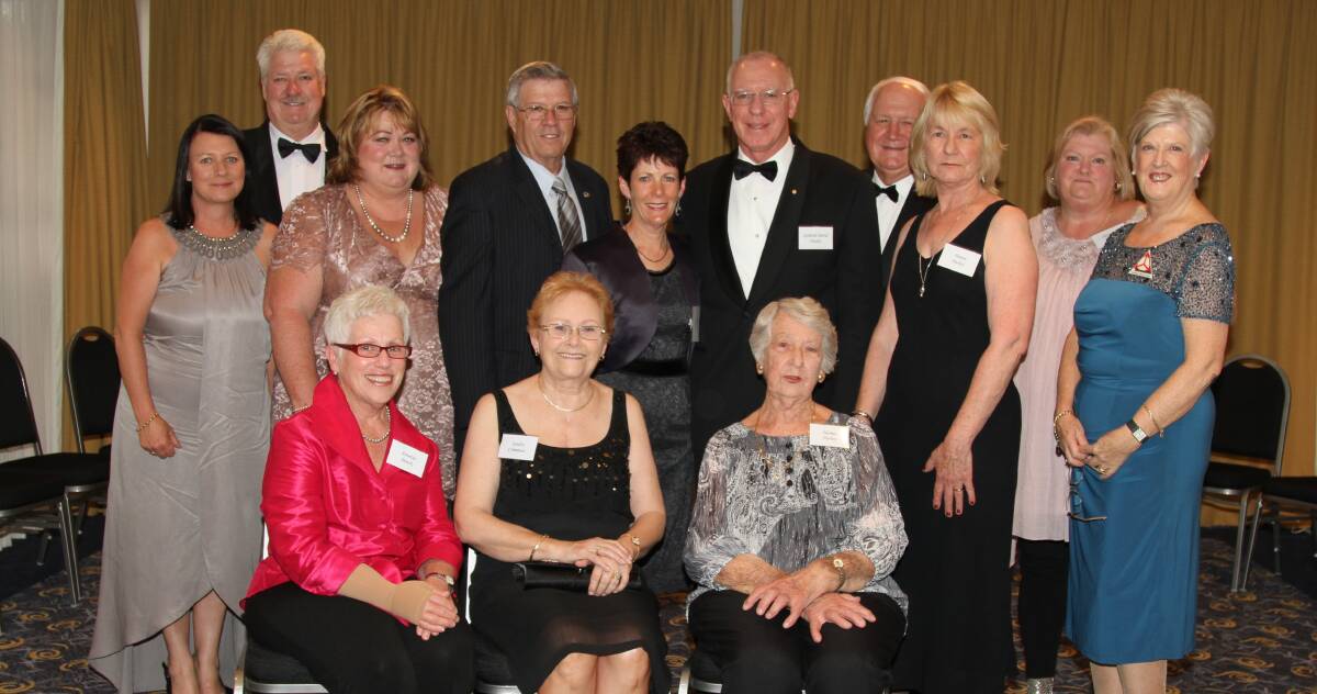 Family important for Father of the Year: Governor of NSW general David Hurley at The Illawarra Connection with many members of his family in 2013. Picture: Greg Ellis.
