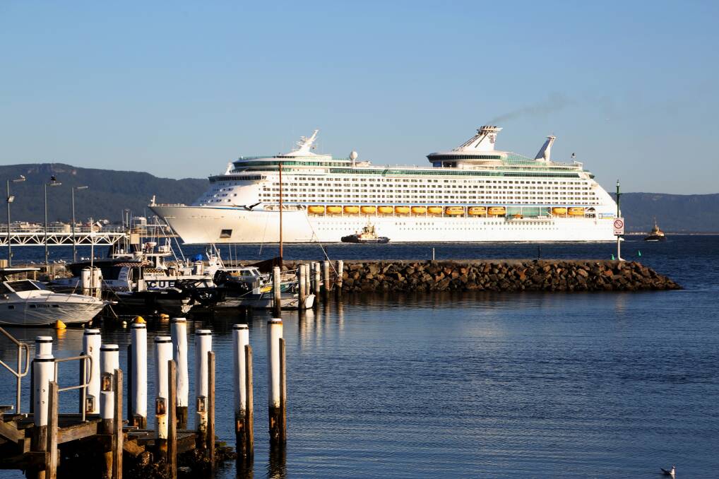 Port Kembla welcome: International cruise line Royal Caribbean return to Wollongong on February 11 when Explorer of the Seas arrives at Port Kembla signalling the city's seventh cruise ship visit. Picture: Greg Ellis.
 