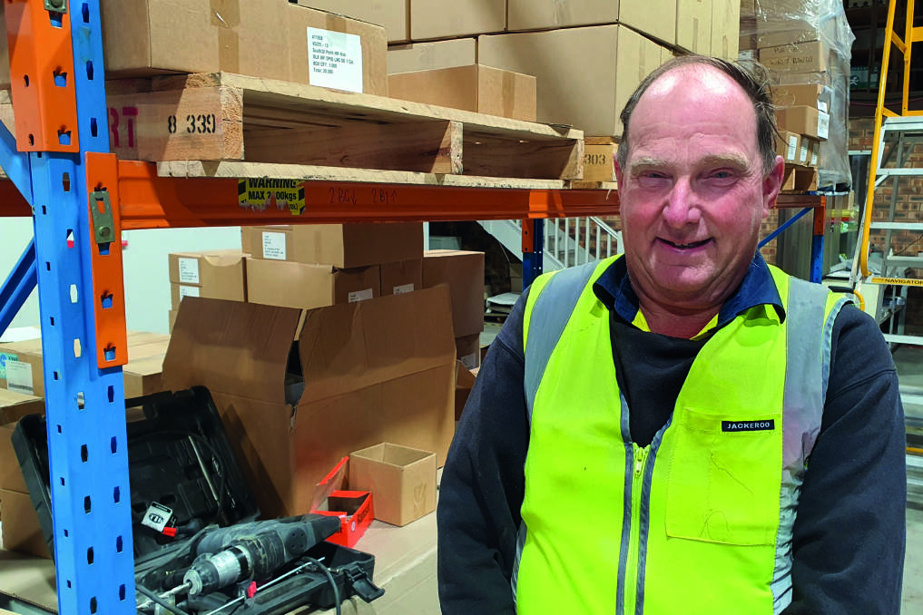 Half century on the job: Donald Lamb celebrated 50 years working with the Flagstaff Group at Nolan Street, Unanderra on Friday.