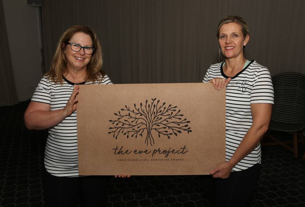 Help: Helen Dwyer and Lisa Brooke are co-founders of The Eve Project which aims to nourish lives and nurture change for women who have suffered abuse. Pic: Greg Ellis.

