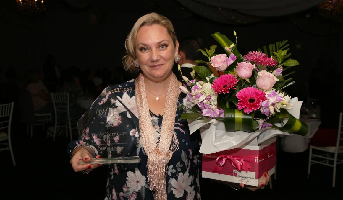 Best Business: Marie Armstrong Smith of Early Years Care which has helped many families under great strain through COVID-19. Picture: Greg Ellis.
