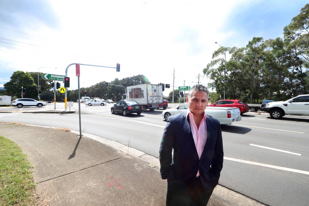Best road: NRMA's Peter Khoury on Memorial Drive one of the higher rated roads in the Illawarra. Picture: Sylvia Liber.
