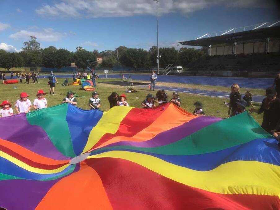 Fun day for some special kids: The Disability Trust Sports Ready Gala Day was enjoyed by more than 280 children at Beaton Park with the help of BlueScope Steel.



