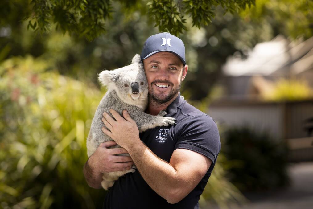 Punching above their weight: Symbio Wildlife Park marketing manager Kevin Fallon's social media posts have seen the small family run Helensburgh zoo secure more Facebook followers than Taronga. Picture: Tami Webb.


