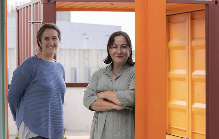 Global recognition: ExSitu founders Rebecca Glover and April Creed.
