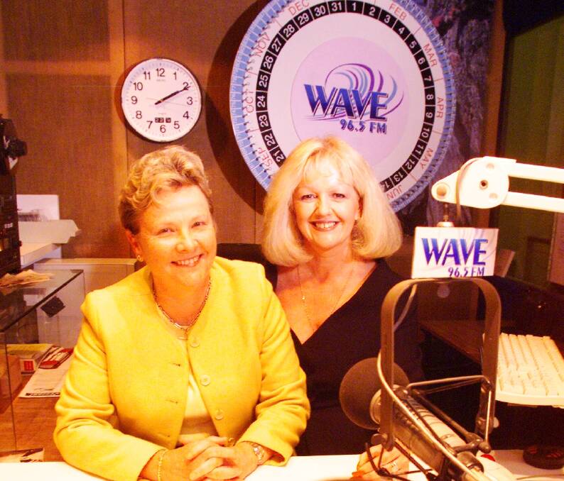 Janet Cameron and Wendy Gee in July 2000.
