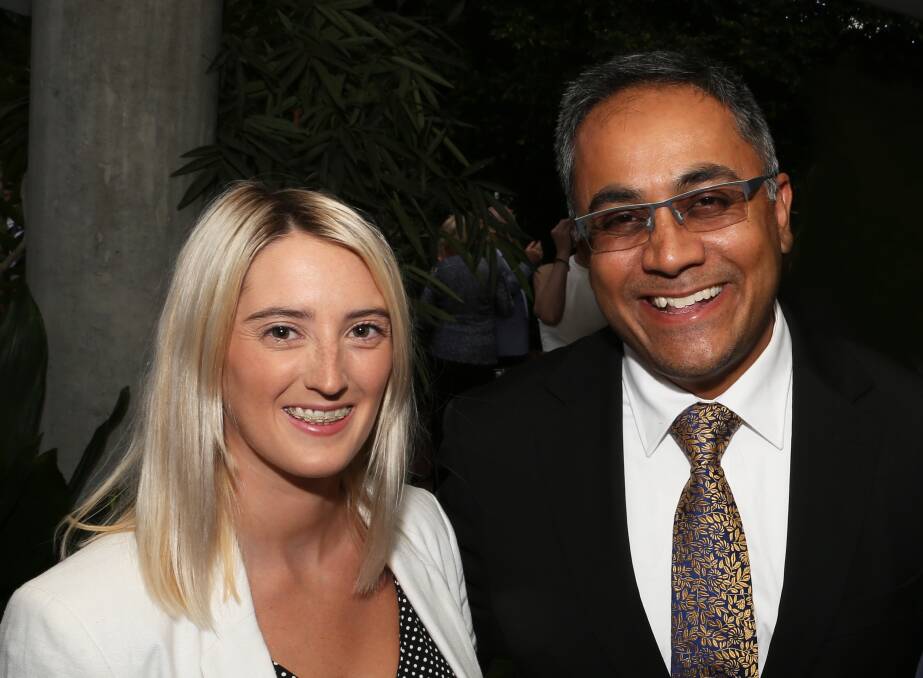 Supporting young talent: Hannah Stubbles is one of the scholarship recipients Raj Ray at Silos Estate has helped gain industry experience. Pic: Greg Ellis.


