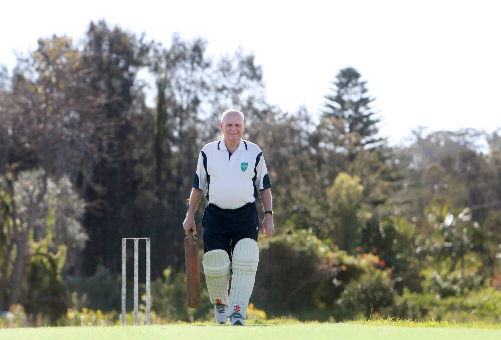 Memorable innings: Bruce Jones walks from the field and reflects on his career after notching up more than half a century of coaching. Picture: Sylvia Liber.