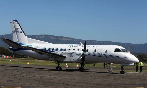Fighting to survive: Fly Corporate aircraft at Shellharbour Airport. Picture: Robert Peet.
