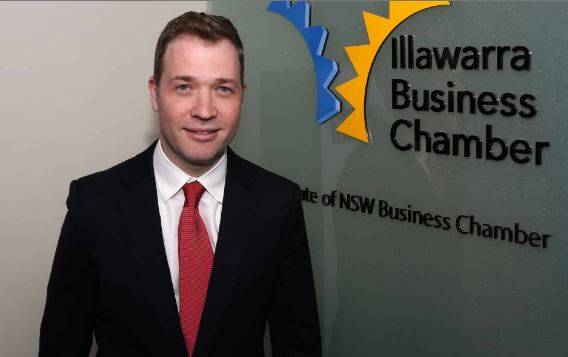 Illawarra Business Chamber executive director Adam Zarth. Picture: Greg Ellis.

