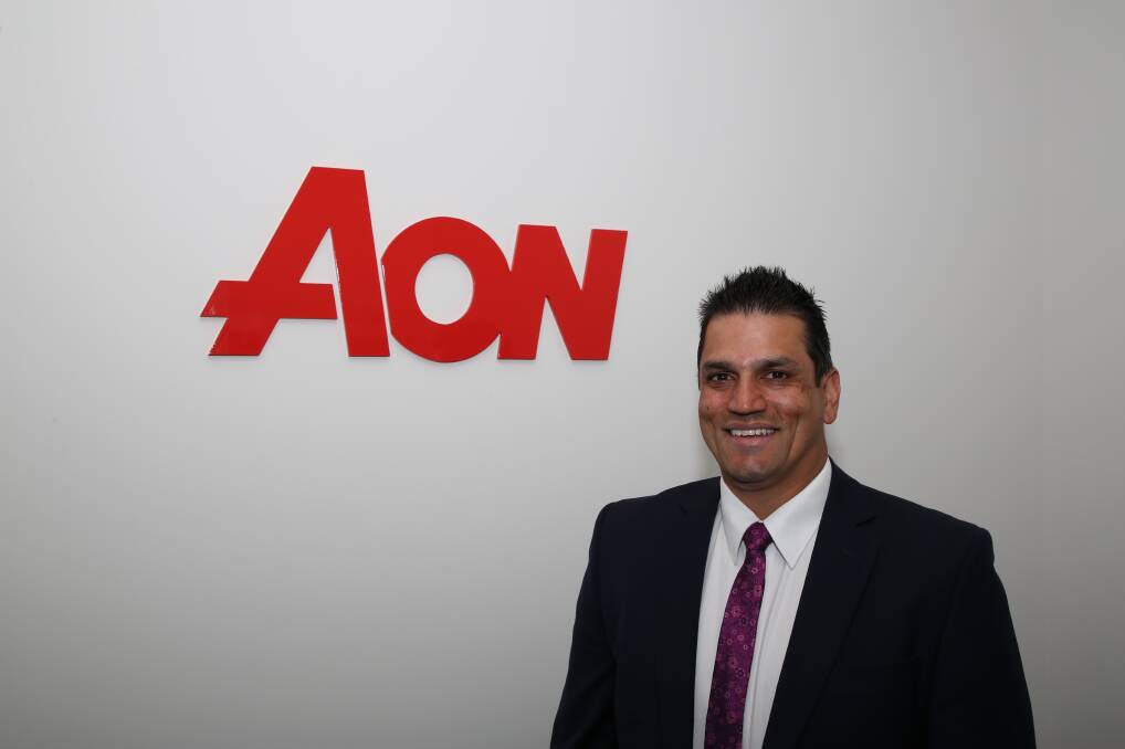 Local leadership: Aon has appointed Drew Ferns as its regional director for Wollongong, South Coast and Southern Highlands. Picture: Greg Ellis.
