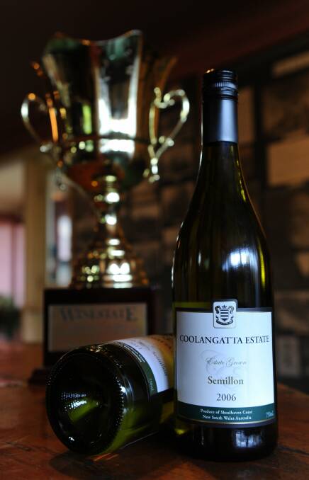 Best in nation: Coolangatta Estate has won Winestate's Semillon of the Year Award seven times. 

