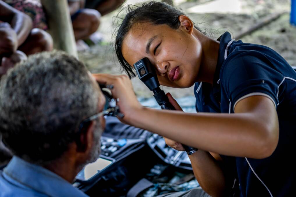 Helping remote communities: Specsavers optometrist Katherine La enlisted the support of the Wollongong community for her volunteer work in remote PNG.



