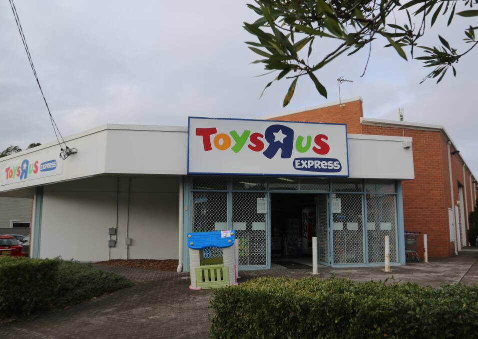 Wollongong's Toys 'R' Us store on Ellen Street on Thursday morning. Picture: Greg Ellis.