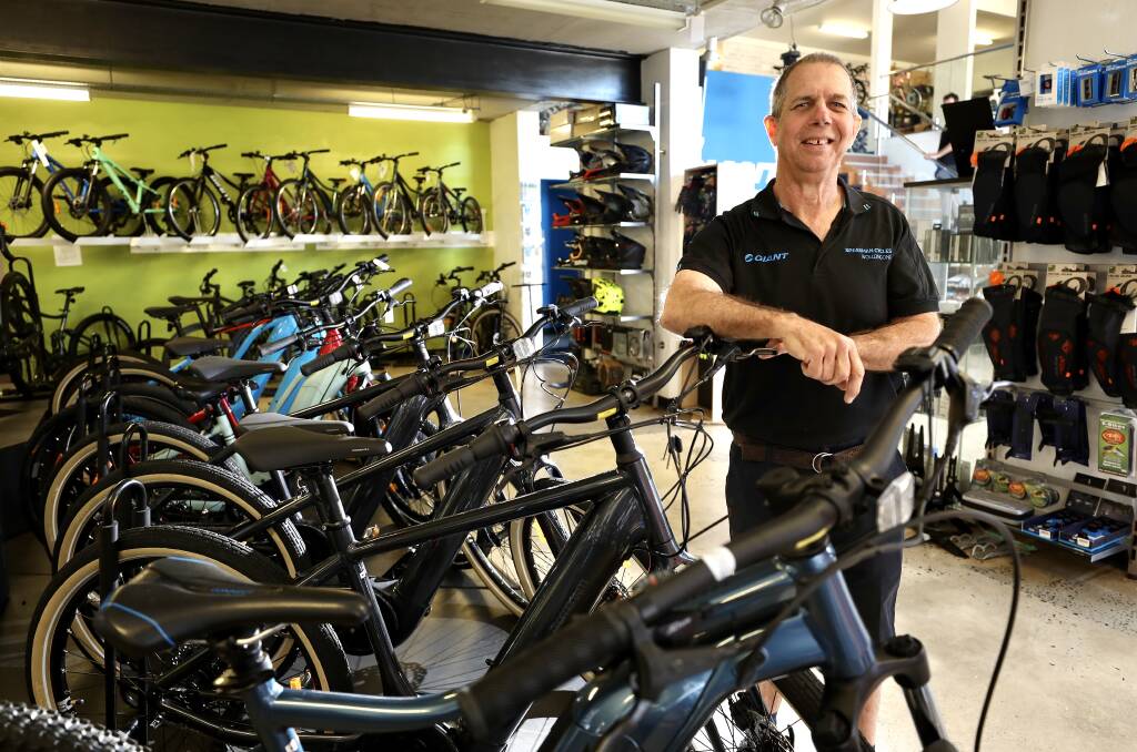 Bikes still popular despite records sales: Giant Wollongong owner David Hansen said Christmas came very early for bike retailers in the Illawarra during COVID. 