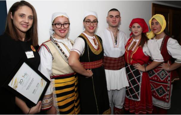 Community support: IMB Bank Community Foundation is calling for applications for the next round of funding. The MKUD Makedonski Biseri committee was one of the 2019 recipients. Picture: Greg Ellis.