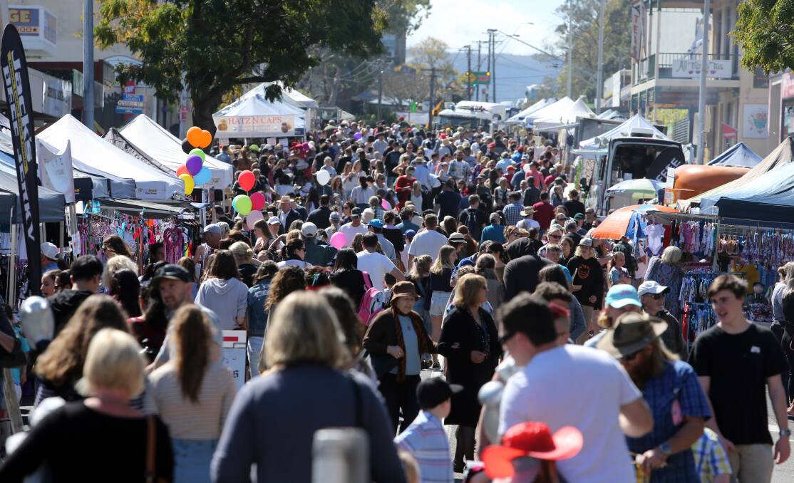 End of an era: This Sunday is likely to be the last time the Wollongong community and up to 60,000 visitors get to see a street scene like this at Spring into Corrimal.
