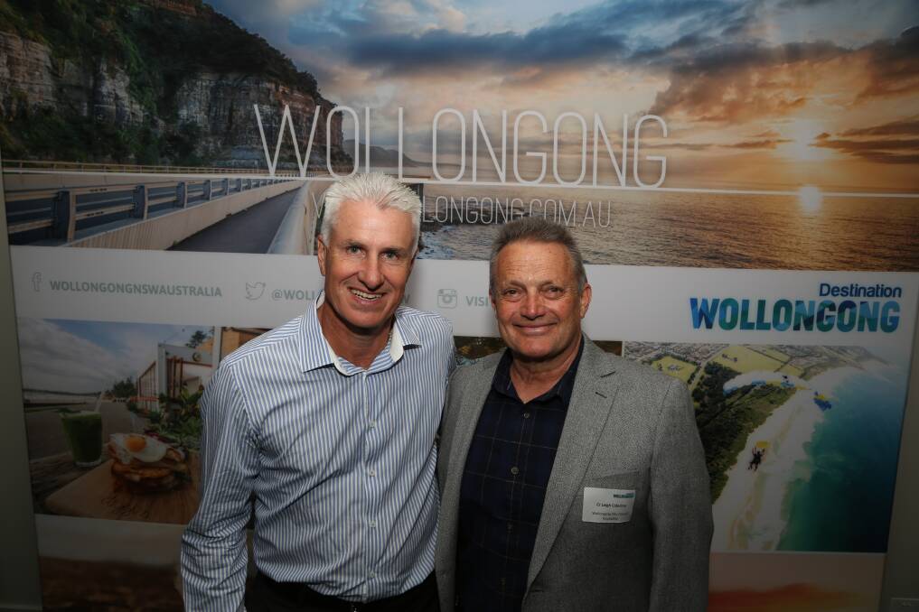 Captains: Destination Wollongong chair Colin Bloomfield and Cruise Wollongong director Leigh Colacino are among those charting a course for more visitor growth.