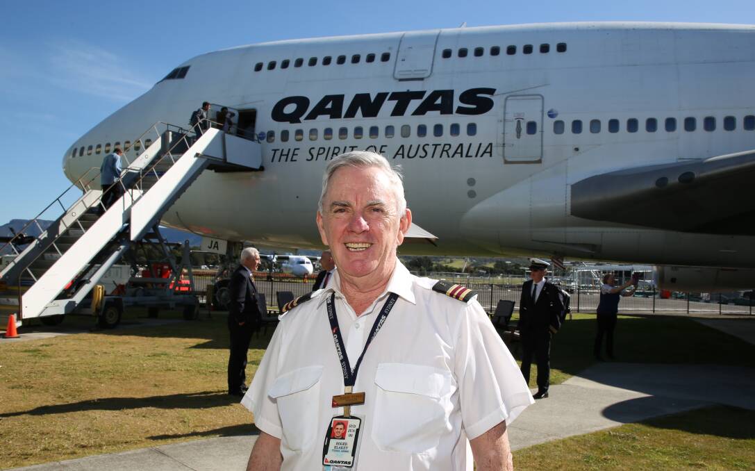 Close connection: Engineer Roger Blakey has had an association with the 747-400 since being involved in the delivery of the first to Qantas in 1989. He still works on it at HARS. Picture: Greg Ellis.

