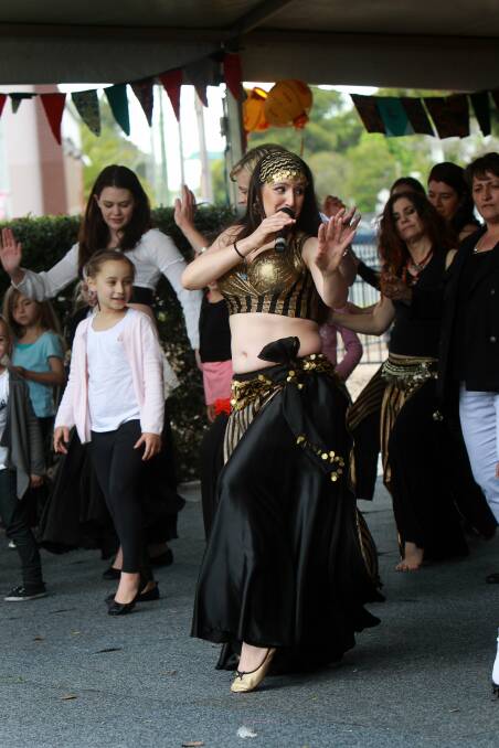 Viva La Gong Festival: A Cinnamon Twist Belly Dance workshop at a previous Viva la Gong. Picture: Sylvia Liber.
