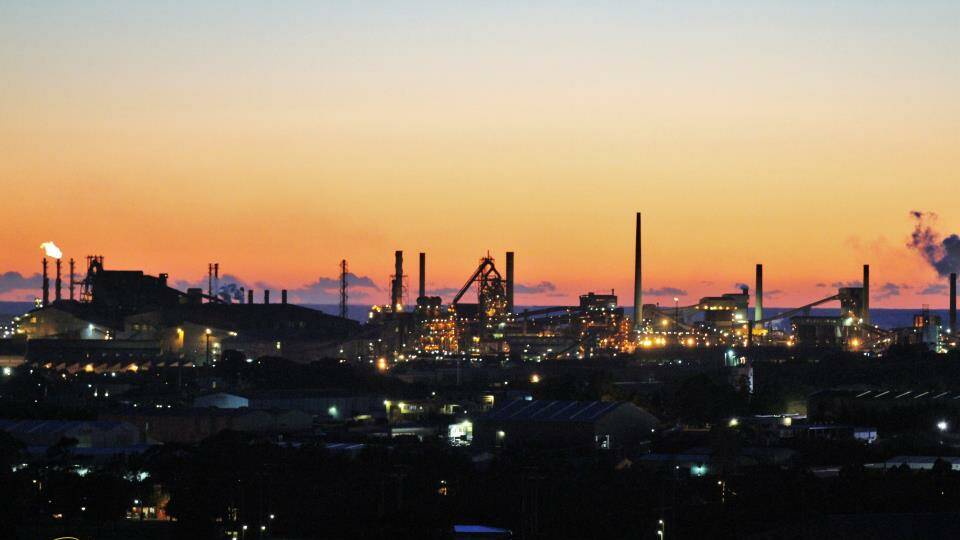 Industry on the rise: BlueScope Steel's Port Kembla steelworks is just one example of the recovery in Australia's manufacturing sector. Picture: Greg Ellis.
